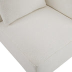 Canapé modulable 2 places beige de 188 cm de large