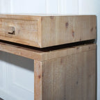 47 Table d'entrée avec tiroirs, Table console en bois pour entrée, couloir, hall, bureau