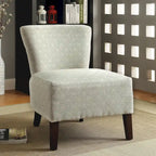 Fauteuil d'appoint Lele contemporain en tissu rembourré à motif Ikat par Furniture of America