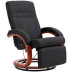 Fauteuil inclinable manuel pour adultes, fauteuil inclinable pivotant réglable avec repose-pieds