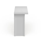 Table console convertible Kleberg White en table de salle à manger