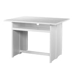 Table console convertible Kleberg White en table de salle à manger