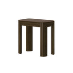 Table d'appoint rectangulaire à chevrons et poutres Contour - 25