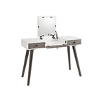 Meuble-lavabo/Bureau à 2 tiroirs Mid-Century Modern 44