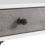 Meuble-lavabo/Bureau à 2 tiroirs Mid-Century Modern 44