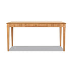 Bureau de télétravail en bois d'hévéa cannelé Dumont 63