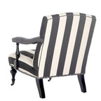 Fauteuil Kassie Bleu Acier - 27.6 x 36.8 x 35 - 28Lx37Px35H