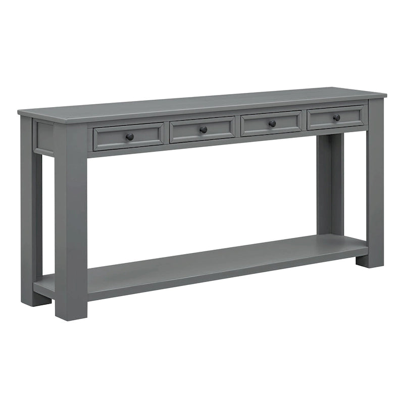 Console / Table d'appoint avec tiroirs de rangement et étagère inférieure pour entrée/couloir