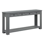 Console / Table d'appoint avec tiroirs de rangement et étagère inférieure pour entrée/couloir