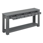 Console / Table d'appoint avec tiroirs de rangement et étagère inférieure pour entrée/couloir