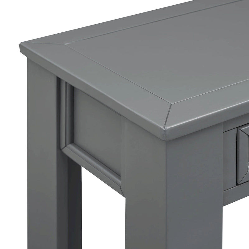 Console / Table d'appoint avec tiroirs de rangement et étagère inférieure pour entrée/couloir