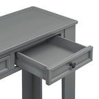 Console / Table d'appoint avec tiroirs de rangement et étagère inférieure pour entrée/couloir