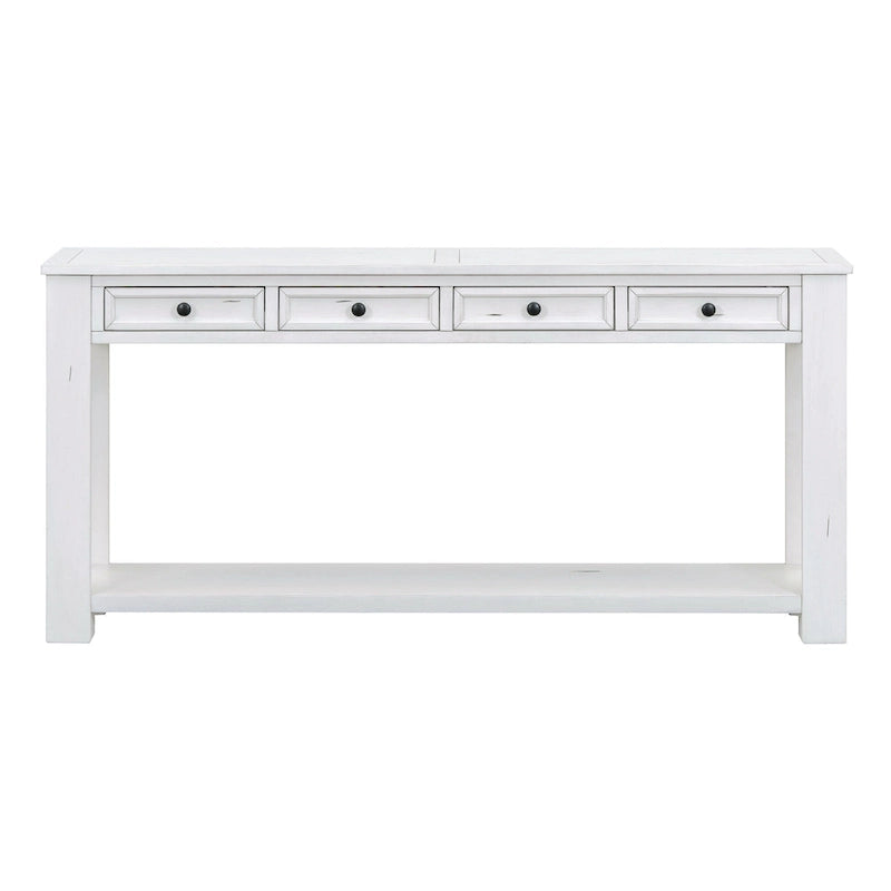 Console / Table d'appoint avec tiroirs de rangement et étagère inférieure pour entrée/couloir
