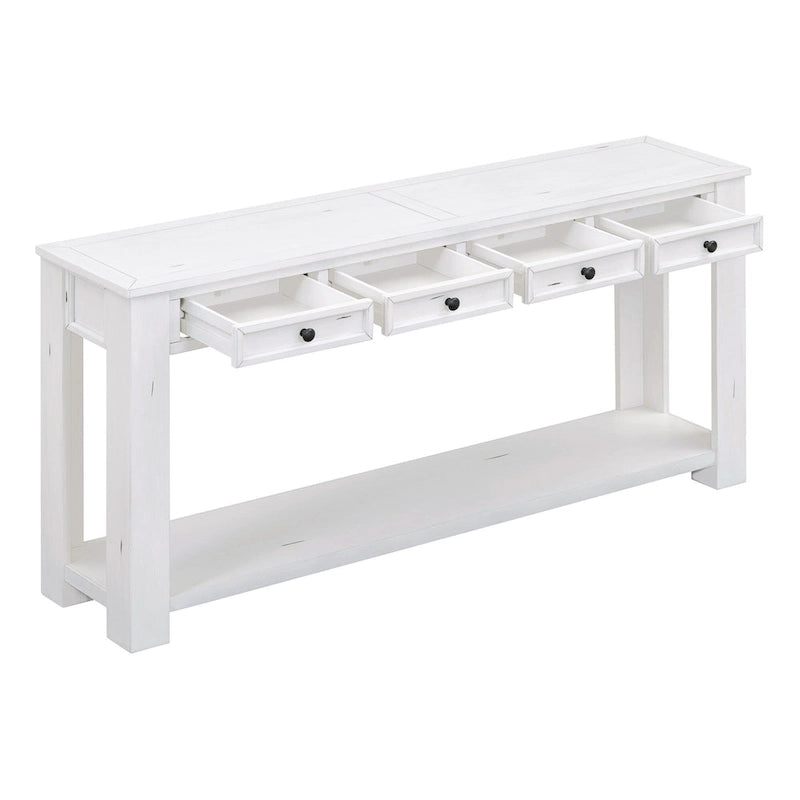 Console / Table d'appoint avec tiroirs de rangement et étagère inférieure pour entrée/couloir
