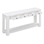 Console / Table d'appoint avec tiroirs de rangement et étagère inférieure pour entrée/couloir