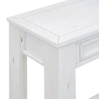 Console / Table d'appoint avec tiroirs de rangement et étagère inférieure pour entrée/couloir