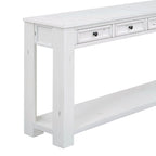 Console / Table d'appoint avec tiroirs de rangement et étagère inférieure pour entrée/couloir